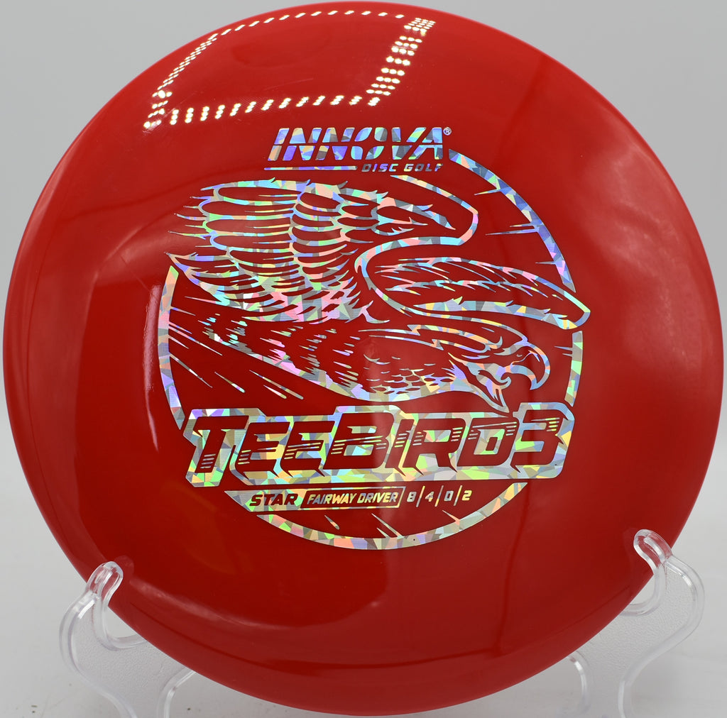 Star TeeBird3 thrown high with a soft glide and late fade onto a guarded green at Fox Run Meadows in Vermont.

