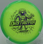Calvin Halo Destroyer shot down a wooded fairway at Idlewild Disc Golf Course in Burlington, Kentucky.

