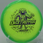 Calvin Heimburg Halo Destroyer thrown downhill at Rock Ridge Disc Golf Course in Pittsboro, North Carolina.

