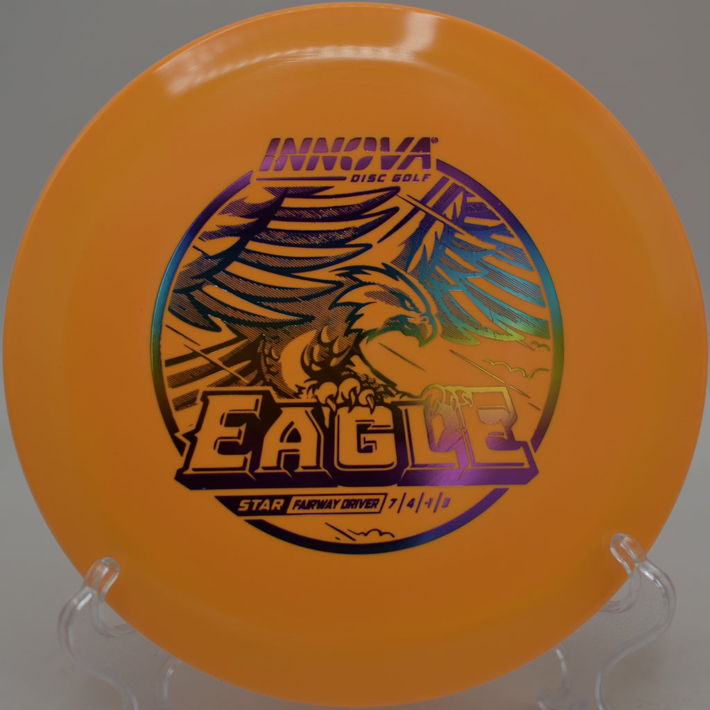 Innova Star Eagle navigating tight gap tunnel fairway at Idlewild Disc Golf Course, Burlington KY