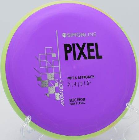 MVP Pixel in Firm Electron plastic resisting torque on a flick putt at Lake Marshall in Montross, Virginia.

