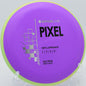 MVP Pixel in Firm Electron plastic resisting torque on a flick putt at Lake Marshall in Montross, Virginia.

