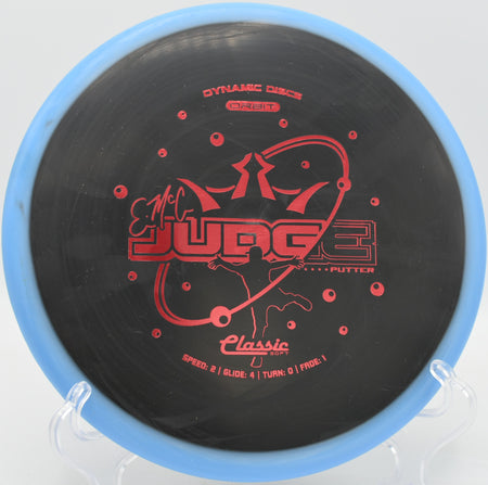 Close-up of Classic Soft Orbit EMAC Judge’s swirled rim and grippy plastic at Harmon Hills in Fall Branch, Tennessee

