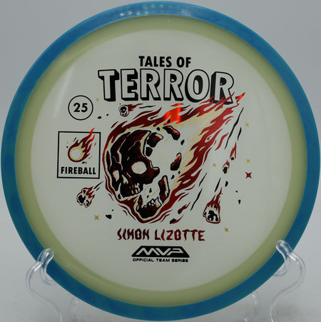 Particle Fireball Halloween overstable driver fighting wind at Fountain Hills Disc Golf Park in Arizona