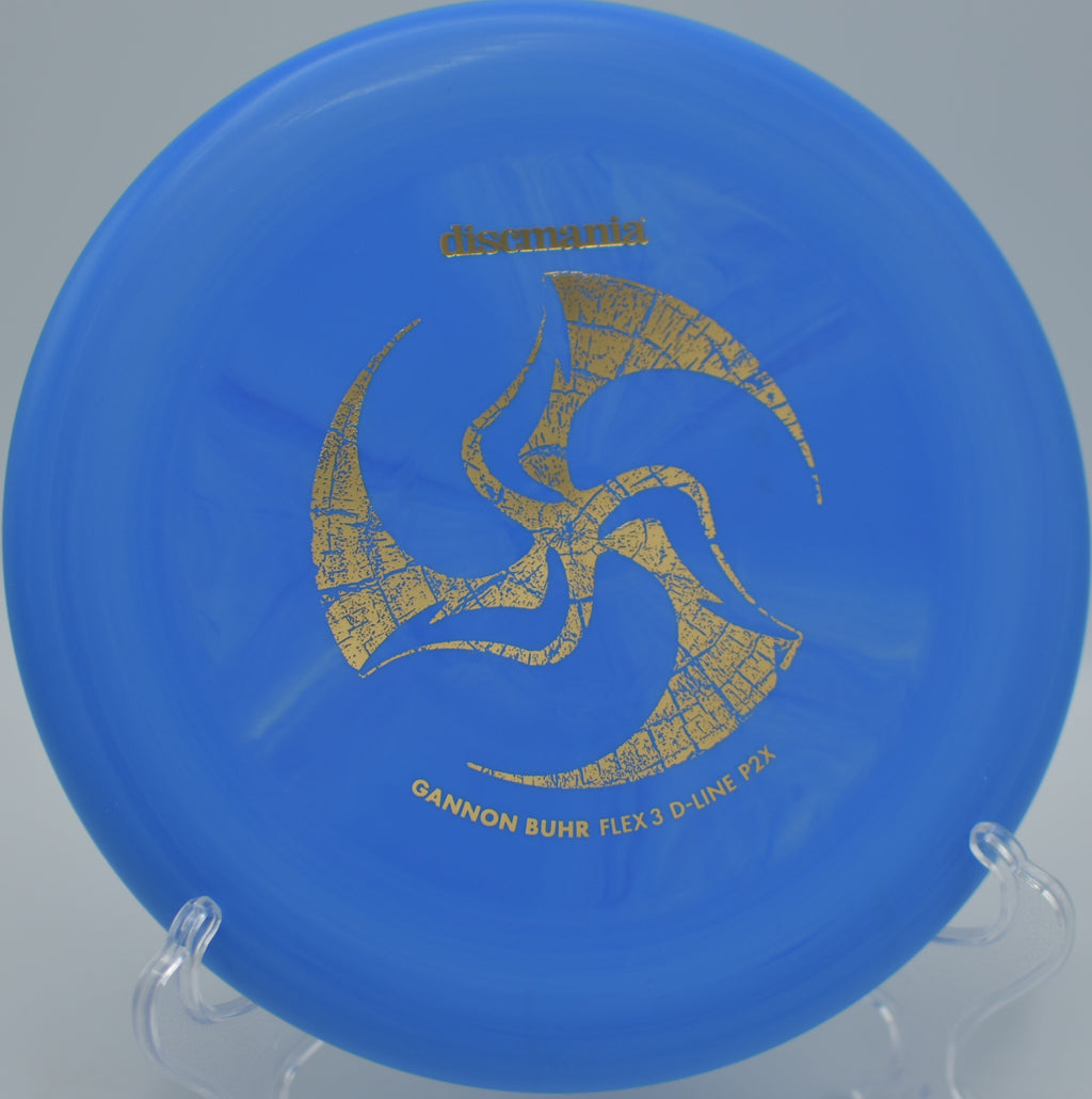 Signature Series Gannon Buhr P2X finishing with slight fade beside the cage at Osborn MetroPark Disc Golf Course in Huron, Ohio.
