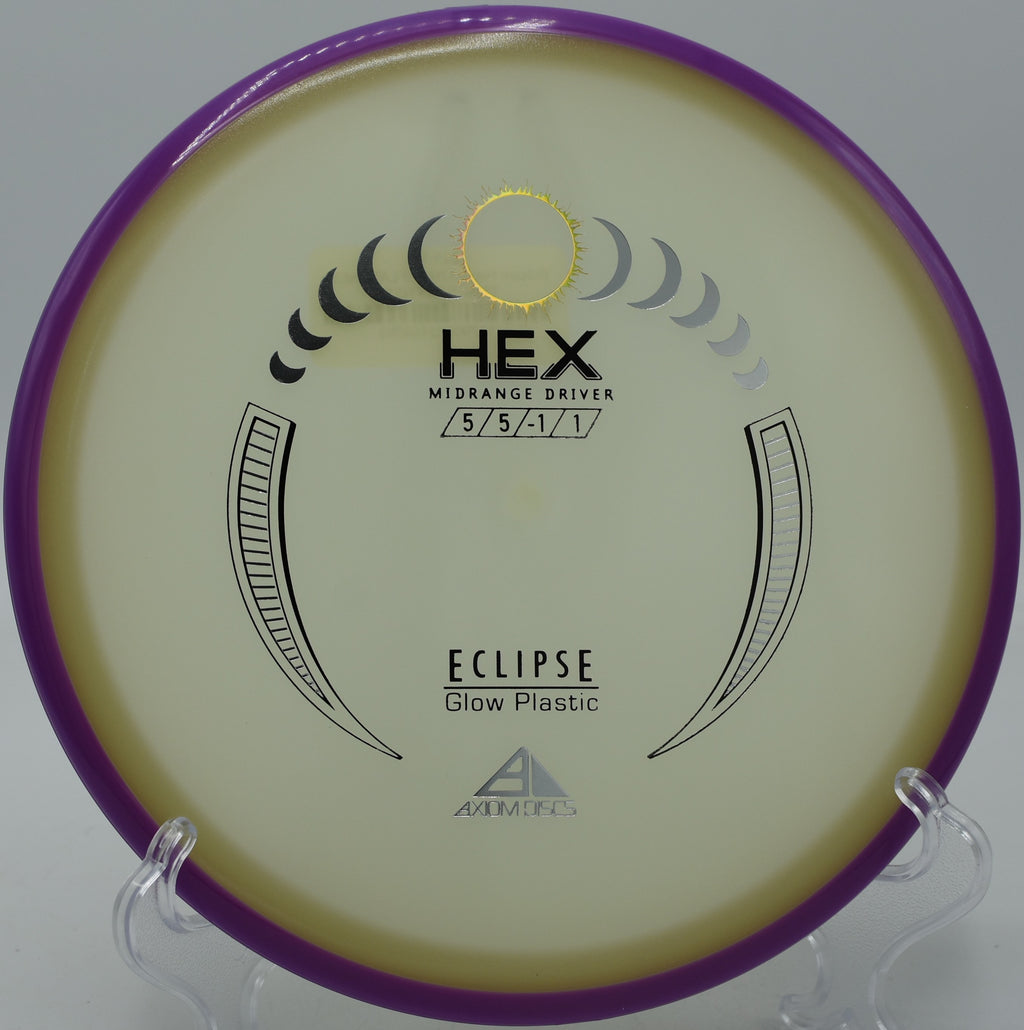Controlled turnover using Eclipse Hex on a wooded hole at Moraine State Park Disc Golf Course in Portersville, Pennsylvania.


