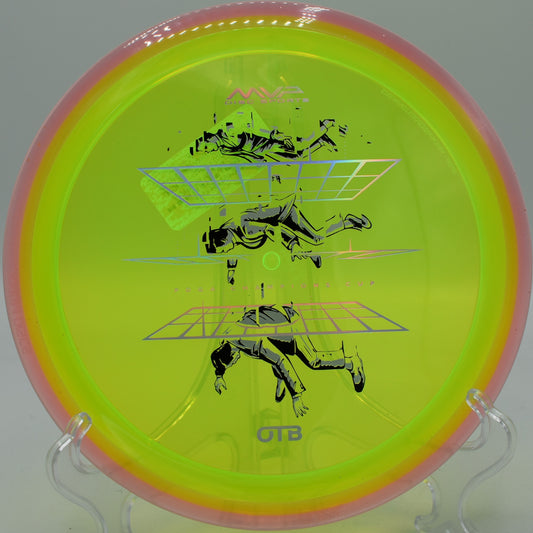 Pushing clean lines into the wind at Sandy Point Resort Disc Golf Ranch in Lac du Flambeau, Wisconsin with the Prism Proton Defy (Soft).

