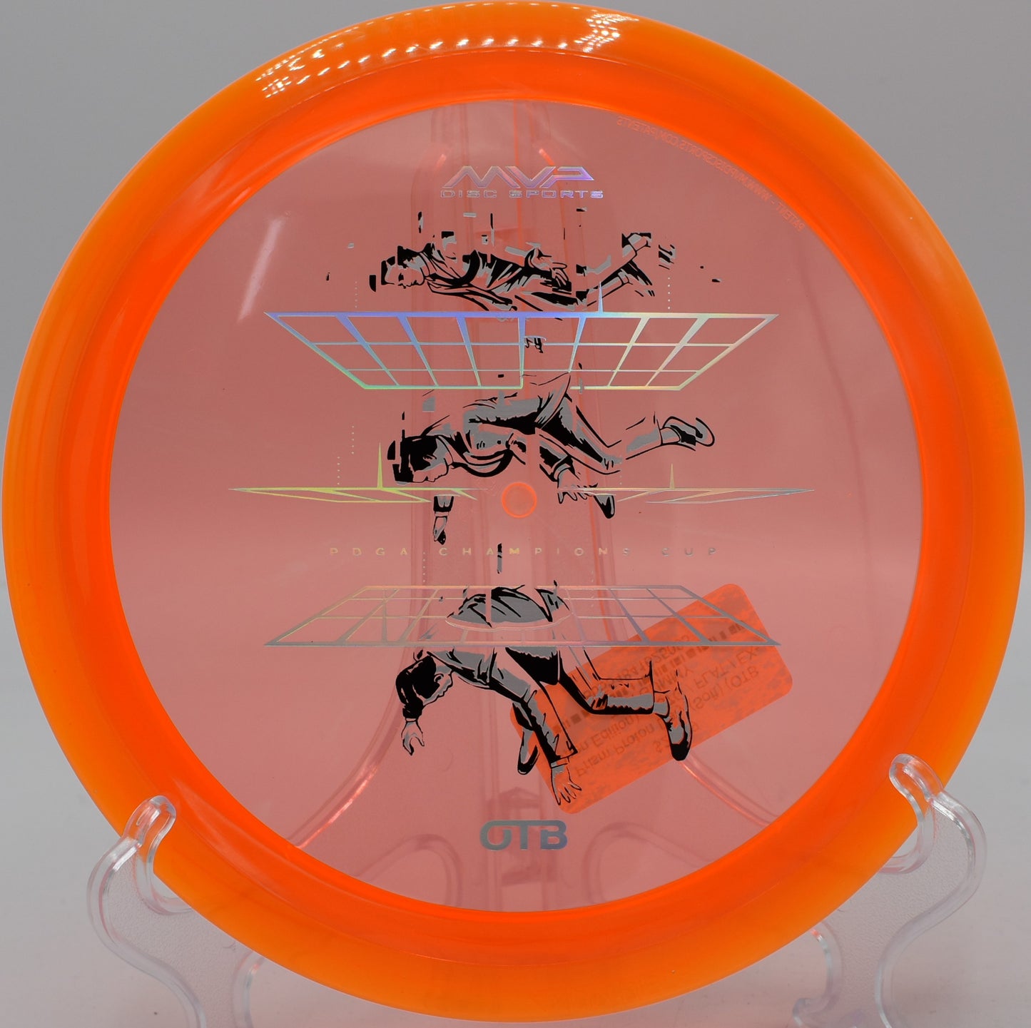 Flicking a powerful forehand down tight lines at The Rez Disc Golf Course in Brandon, Mississippi with a Prism Proton Defy (Soft).

