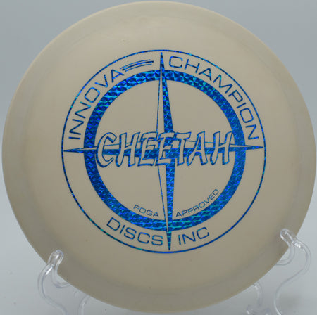 DX Cheetah floating straight down the fairway on Hole 8 at Water Works Park Disc Golf Course, Kansas City, Missouri.