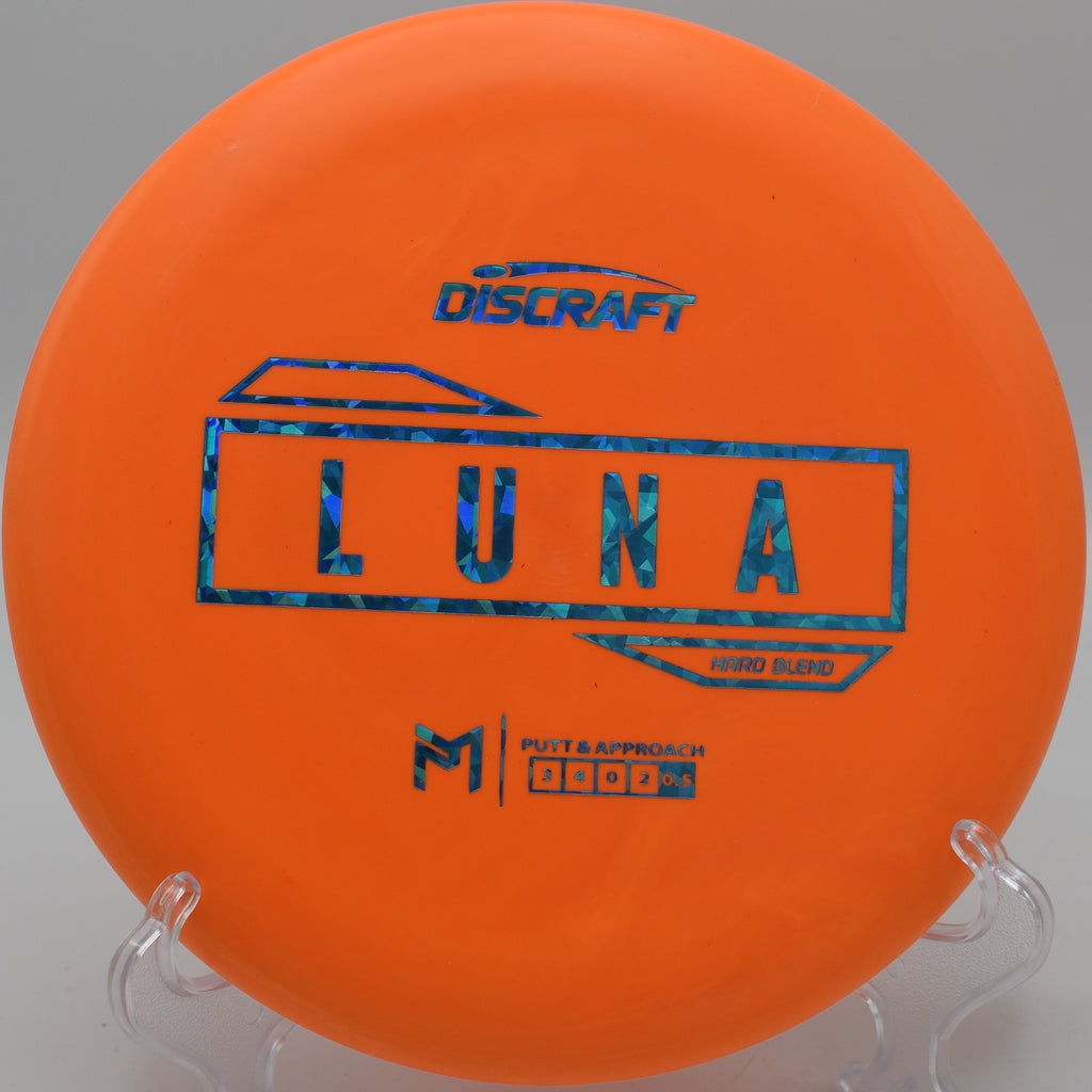 "Hard Blend Discraft Luna – Consistent feel and fade for clean putting at Eagle’s Crossing in Missouri."

