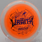 Halo Star Wraith riding a pushing flex line past the circle at Zephyrhills Disc Golf Course in Florida.

