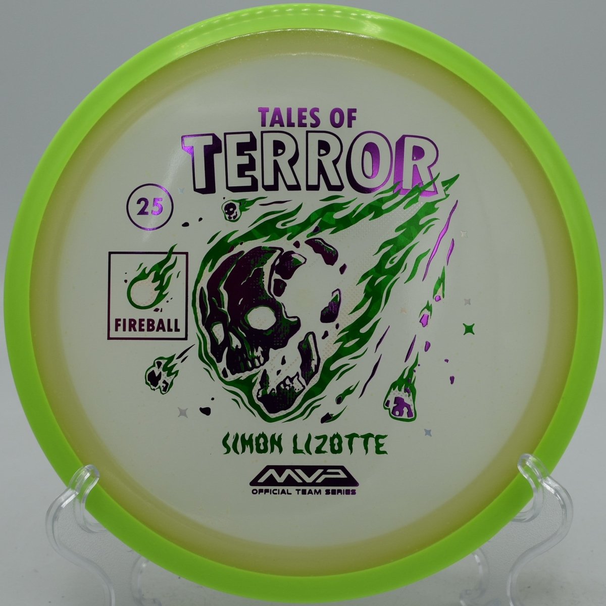Particle Eclipse Fireball driver in North Carolina with strong fade and glow plastic for night play nationwide shipping