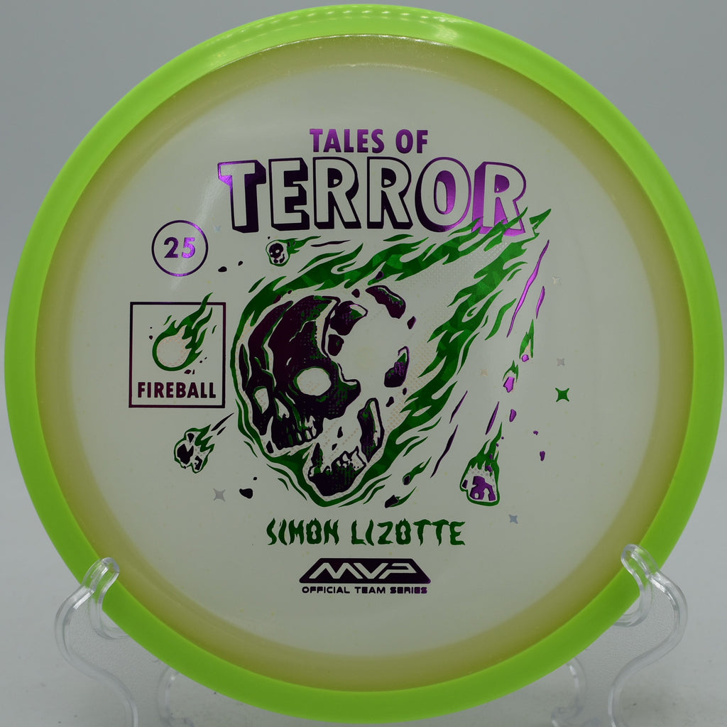 Particle Fireball Eclipse Halloween fade finishing strong at Moraine State Park Disc Golf Course in Portersville, Pennsylvania