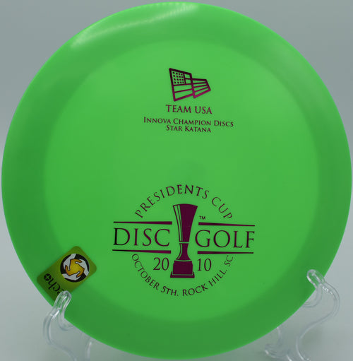 2010 Presidents cup echostar Katana (#147/250, Dated 1/22/2010)