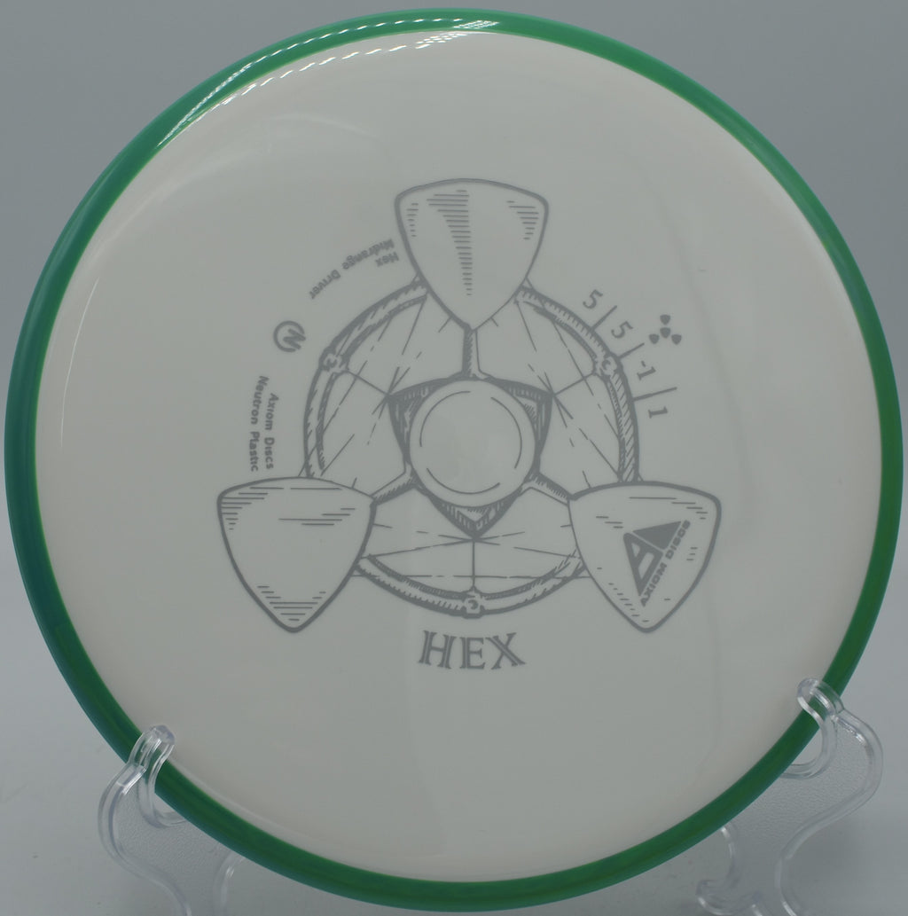 Controlled midrange accuracy with the Hex at Jonesboro Disc Golf Course in Jonesboro, Arkansas.

