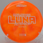 Discraft Luna holding straight through a technical line and finishing softly at Walnut Creek Park in Virginia.

