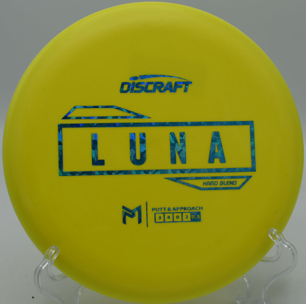 "Hard Blend Luna by Discraft – Dependable short-game disc at Tyler State Park in Pennsylvania."

