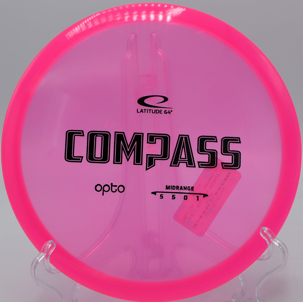 Latitude 64 Compass Opto – Neutral stability disc with excellent glide at Wickham Park Disc Golf Course in Manchester, Connecticut.

