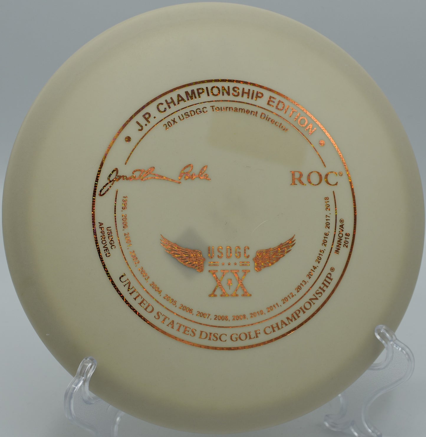 Jonathon Poole 20X USDGC Commemorative Glow KC Pro Roc