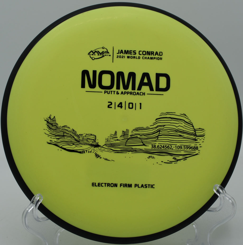 Clean forehand approach with the Nomad at Rocklin Disc Golf Course in Rocklin, California.

