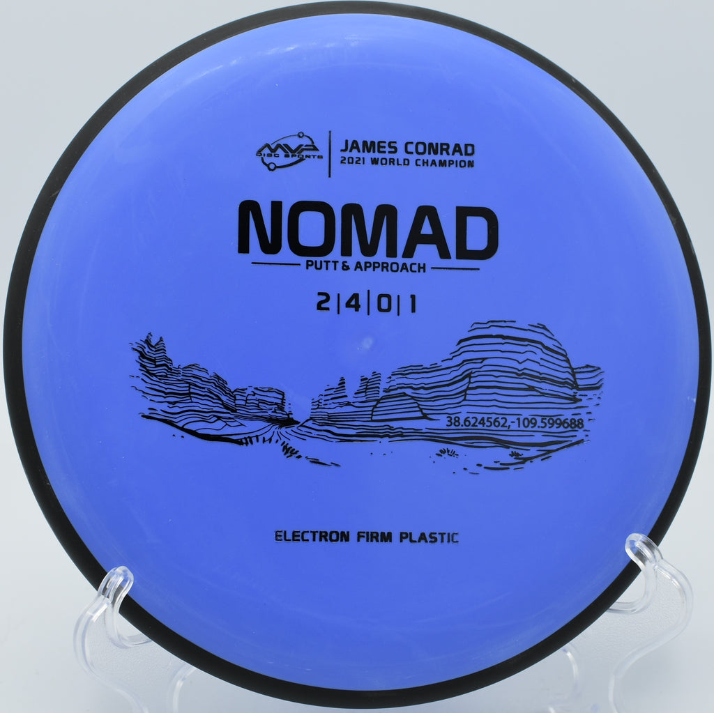 Electron Firm Nomad driving confidently at River’s Edge Disc Golf Course in Montevallo, Alabama.

