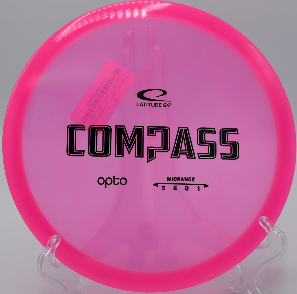 Latitude 64 Opto Compass – Clean-feel midrange for finesse throws at Reedy Creek Park in Charlotte, North Carolina.

