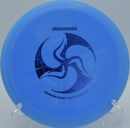 Gannon Buhr Signature Flex 2 D-Line P2X Huk Lab putter released on a smooth spin putt at Warwick Town Park Disc Golf Course in Warwick, New York.