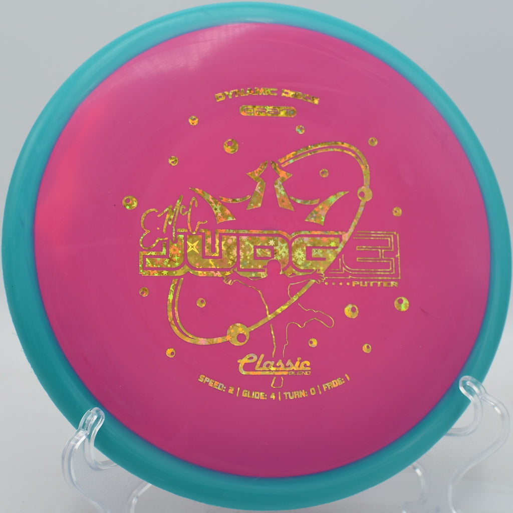 EMAC Judge flying flat with minimal fade at Creekside Disc Golf Course in Salt Lake City, Utah







