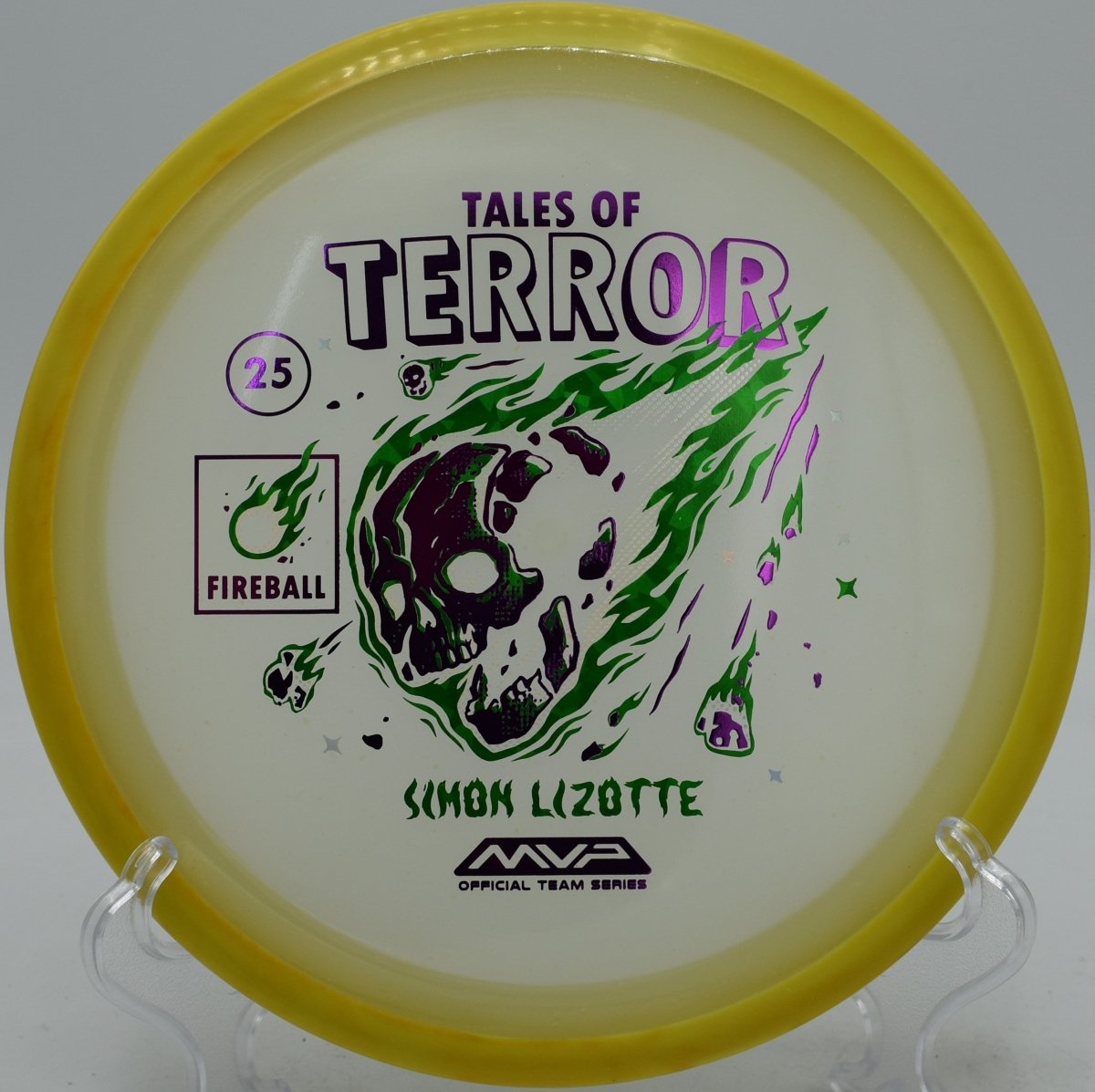 Particle Eclipse Fireball disc in Idaho for forehand throws with overstable flight and glow plastic nationwide shipping