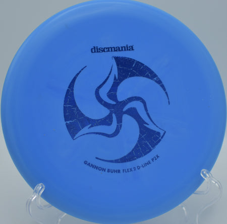 Player lining up a confident circle putt with the Gannon Buhr P2X at Central Park Disc Golf Course in Schenectady, New York.