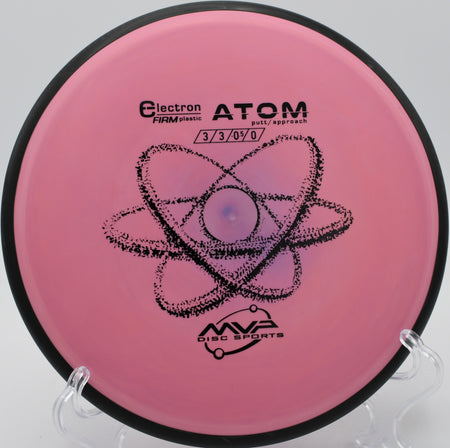 Dead-straight circle putts with the Electron Firm Atom at North Park Disc Golf Course in Haltom City, Texas.

