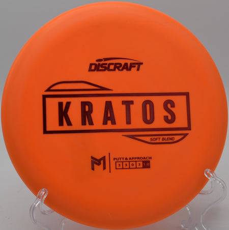 "Soft Blend Kratos – Comfortable feel and clean flight for circle 1 putting at Maple Hill in Massachusetts."

