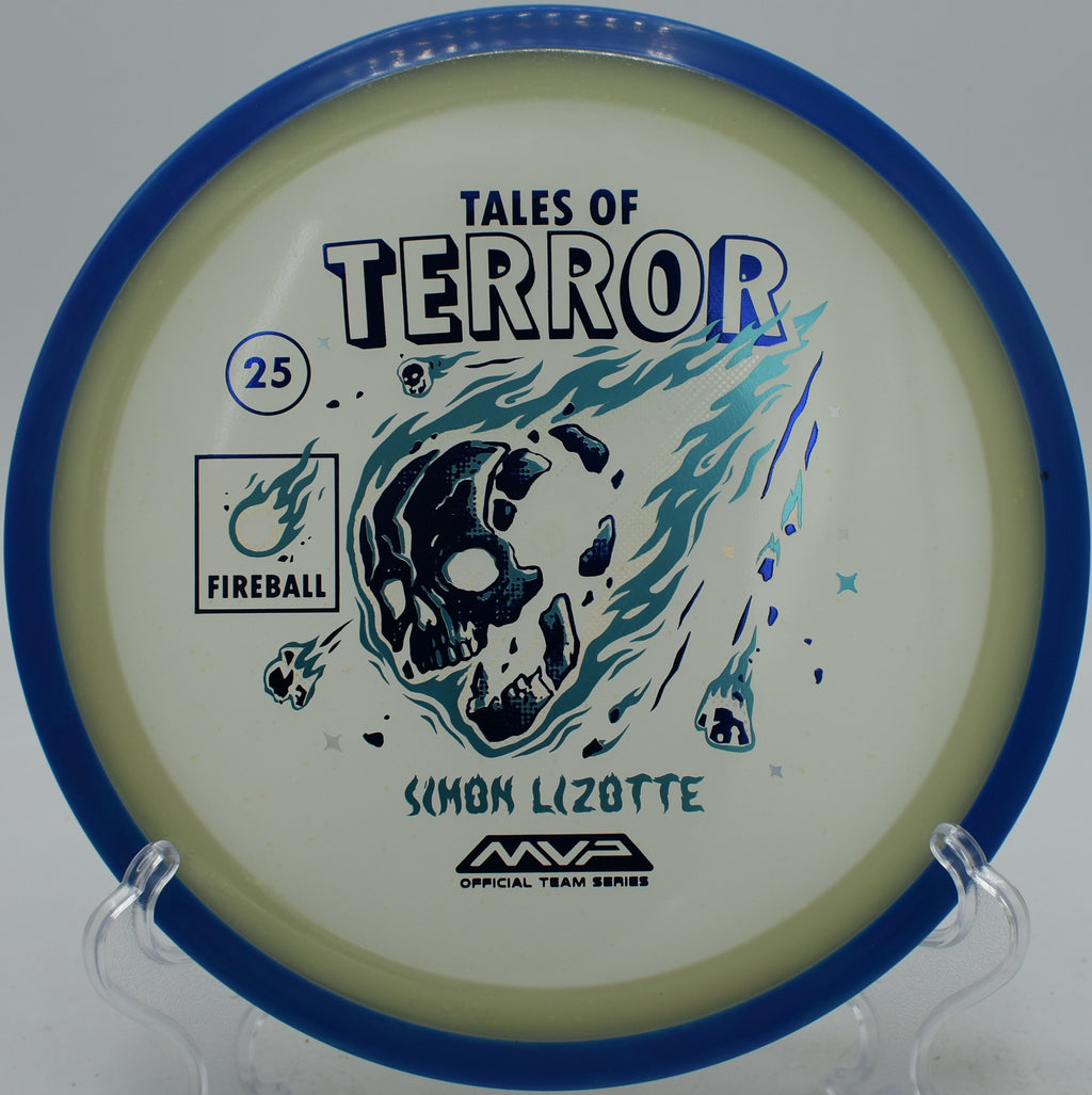 Particle Fireball Halloween release glow overstable line at Turkey Lake Disc Golf Course in Orlando, Florida