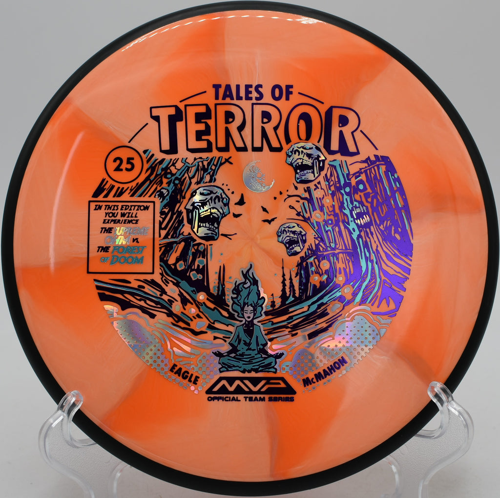 Neutron Ohm thrown on a soft hyzer approach at Johnson Street Disc Golf Course in High Point, North Carolina