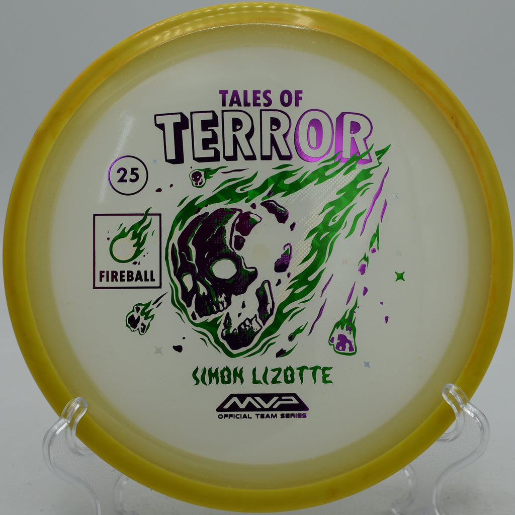 Particle Fireball Halloween edition glowing overstable driver at West Lake Disc Golf Course in Davenport, Iowa