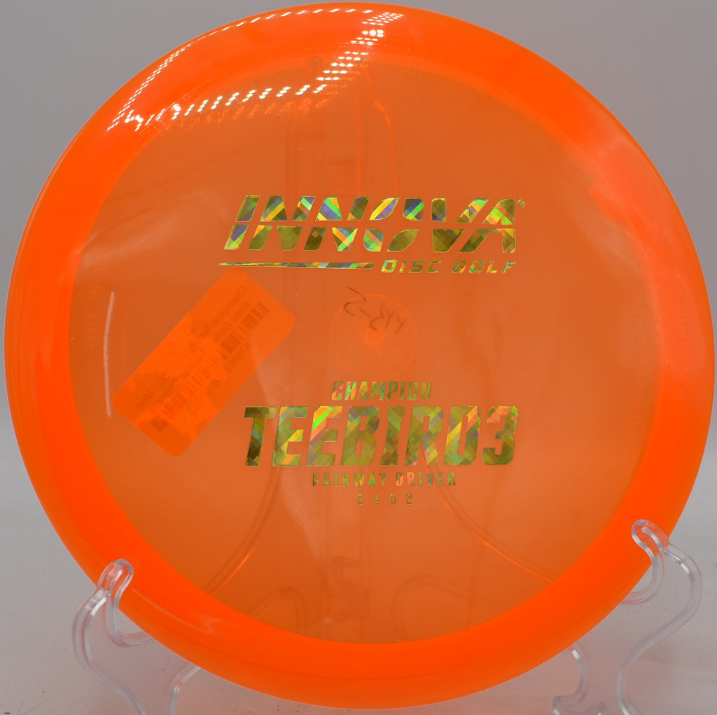 Innova TeeBird3 flying flat with reliable fade at North Boundary Park in Cranberry Township, Pennsylvania

