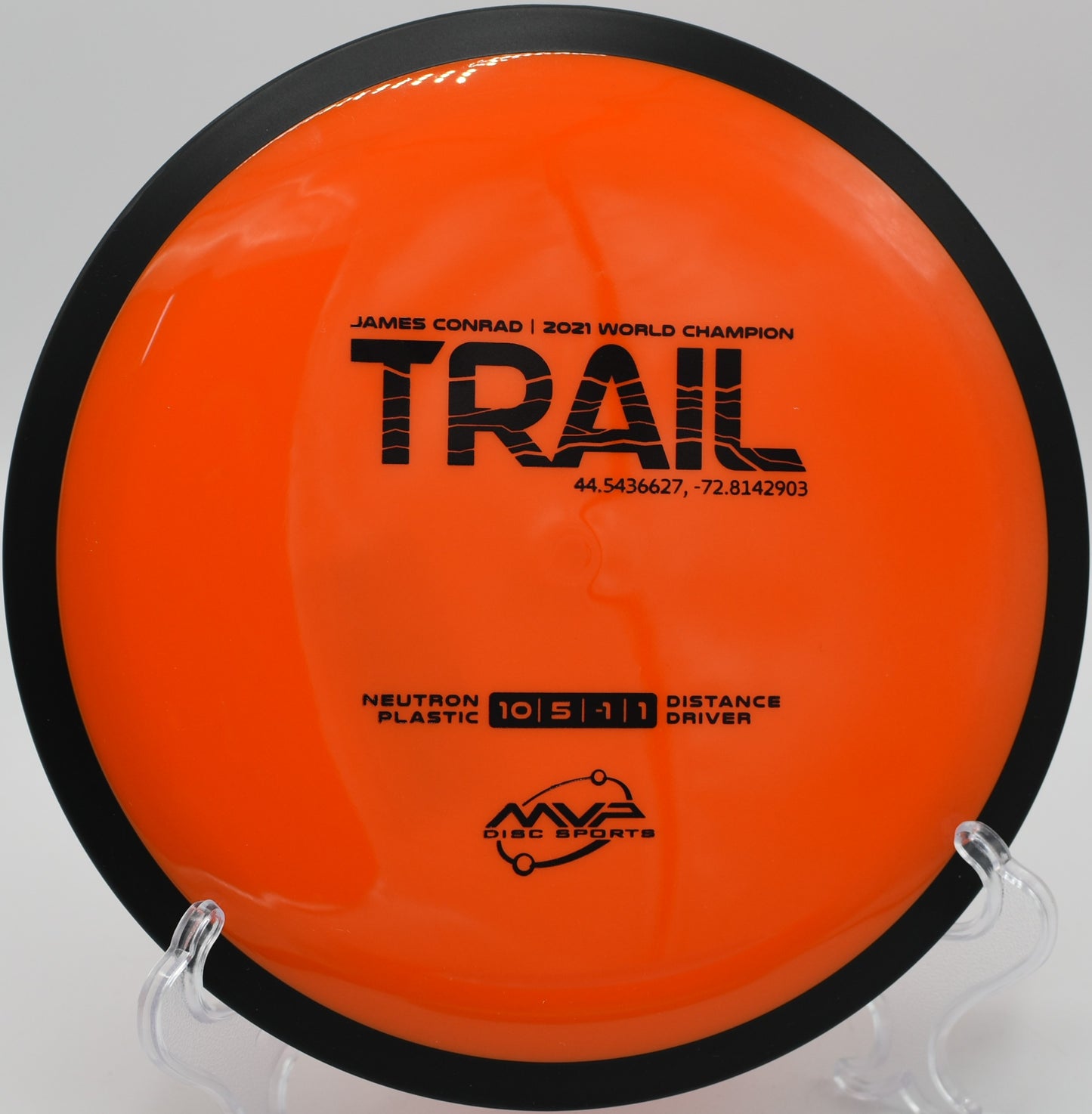 MVP Neutron Trail performing precise drives at Pine Valley Ranch Disc Golf Course, Pine, Colorado.