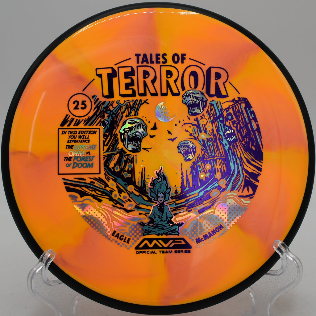 MVP Ohm dependable putter throw at Turkey Lake Disc Golf Course in Orlando, Florida