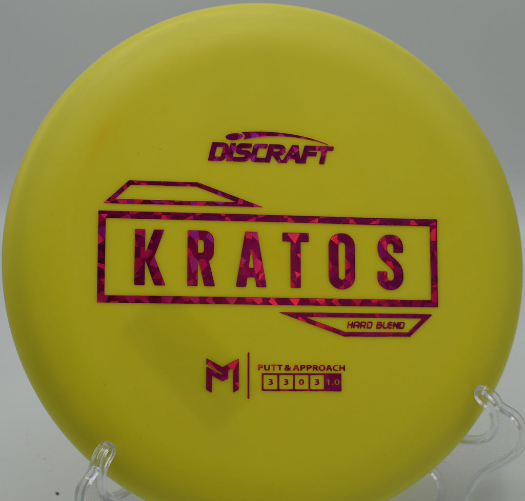 "Hard Blend Kratos – Consistent short game performance with a firm rim at Lake Eureka DGC in Illinois."

