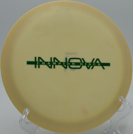 Special Edition Banshee battling a headwind with a powerful fade on Hole 6 at Kincaid Park Disc Golf Course, Anchorage, Alaska.