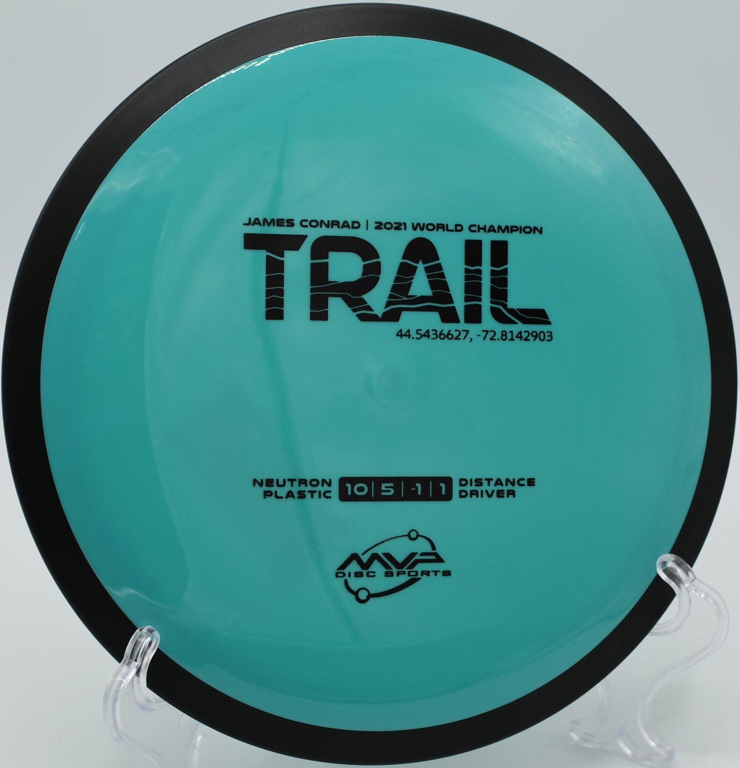 Neutron Trail disc achieving straight flights at Deer Lakes Disc Golf Course, Tarentum, Pennsylvania.