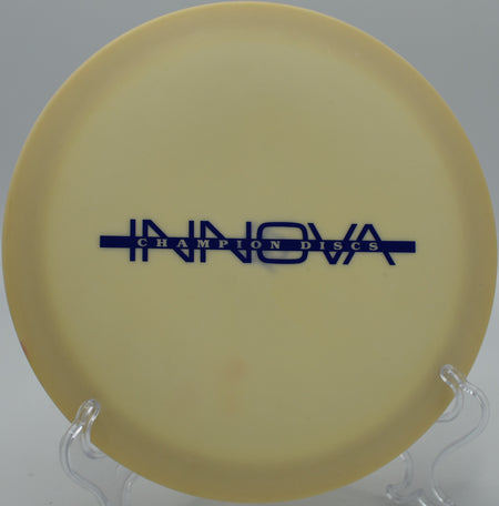 Innova SE Banshee carving a flex forehand shot on Hole 12 at Maple Hill Disc Golf Course, Leicester, Massachusetts.