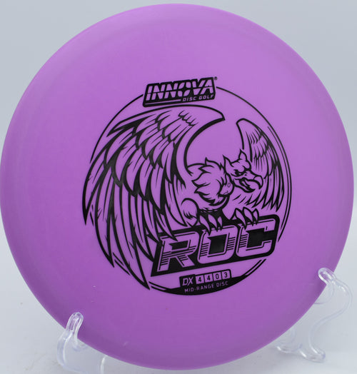 DX Roc mid-range disc used for driving and upshots at Redmond, WA disc golf park, providing consistent performance. Available nationwide.