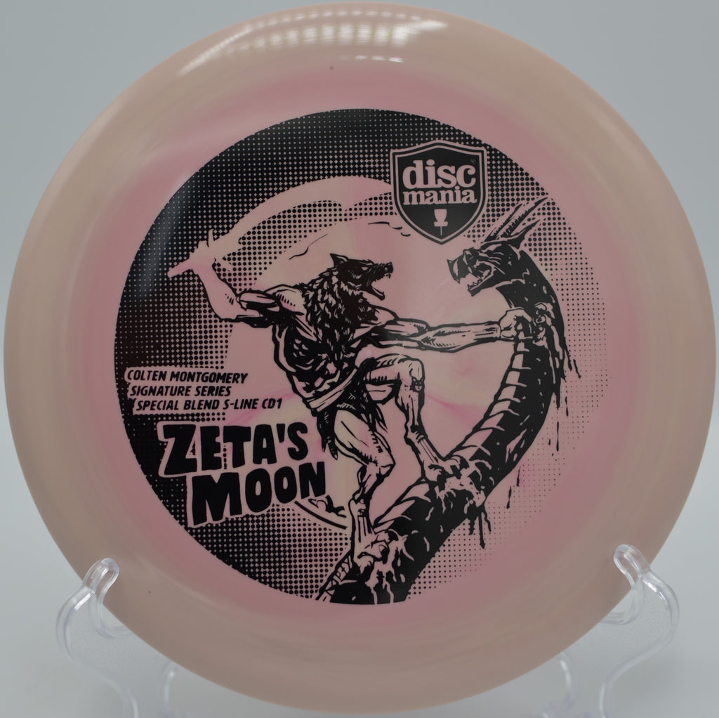 Discmania CD1 power control shot fading softly at DeLaveaga Disc Golf Course, CA