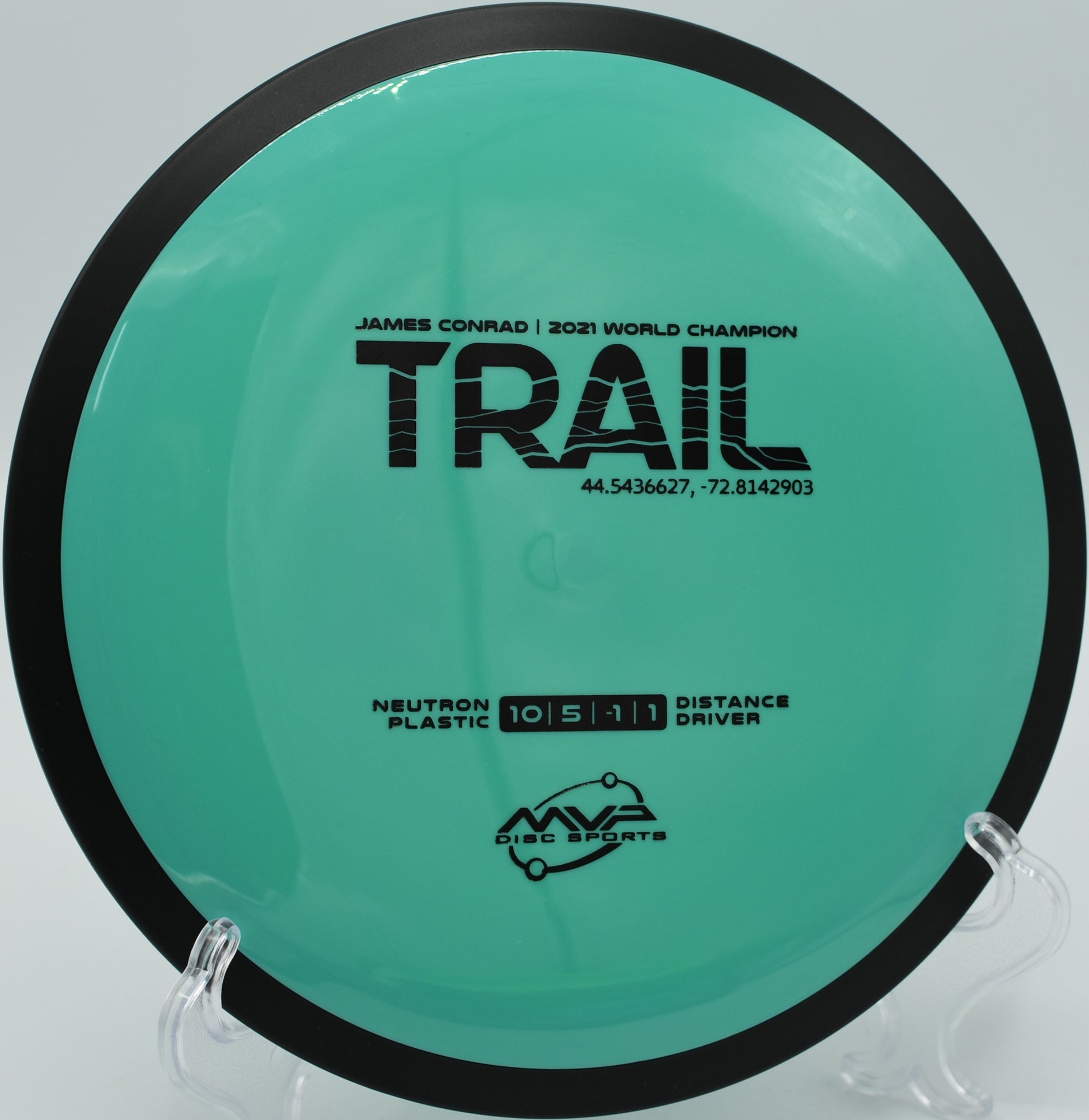 Neutron Trail disc excelling on long drives at Hawk Hollow Disc Golf Course, Spotsylvania, Virginia.