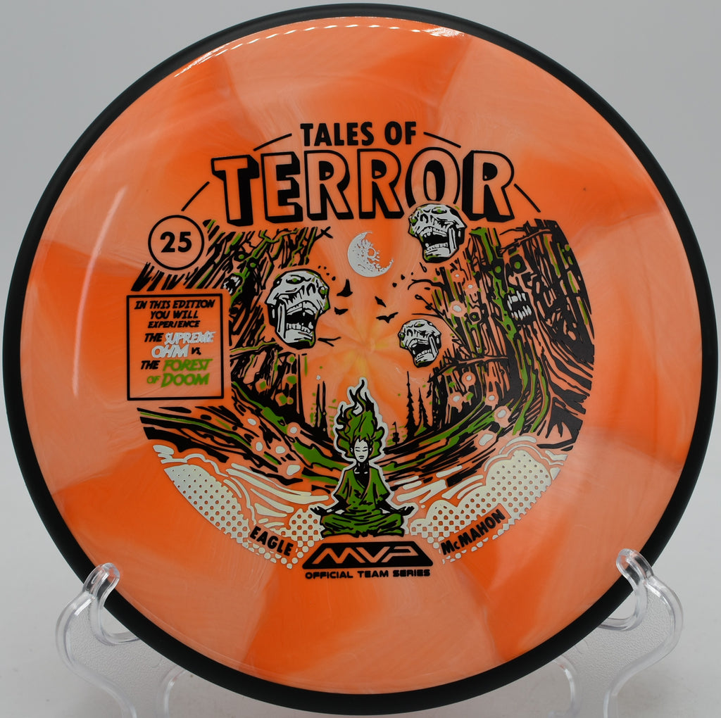 Neutron Ohm deep rimmed putter in use at The Beast Disc Golf Course in Waco, Texas