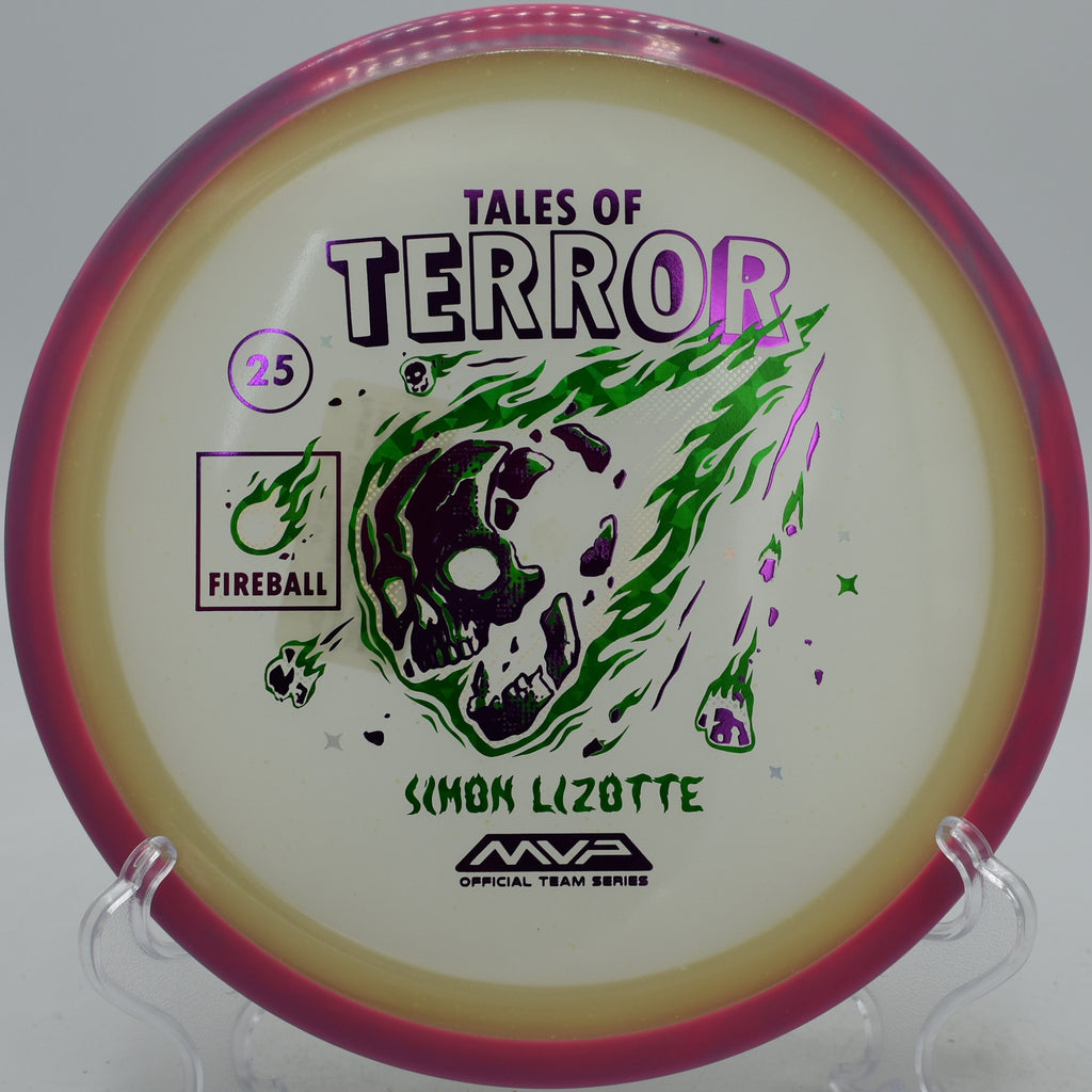 Halloween Edition Fireball torque-resistant hyzer at DeLaveaga Disc Golf Course in Santa Cruz, California
