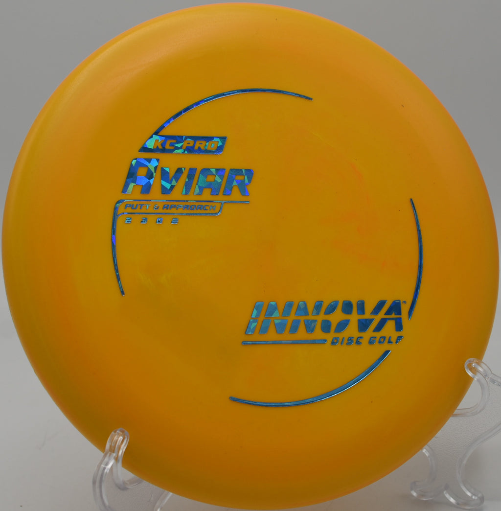 Innova KC Pro Aviar beaded rim providing consistent release at Blue Ribbon Pines in East Bethel, Minnesota