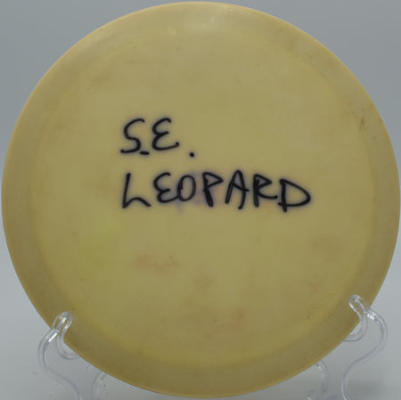 Innova Special Edition Leopard landing softly near the basket on Hole 14 at Panther Creek Disc Golf Course, Springfield, Illinois.