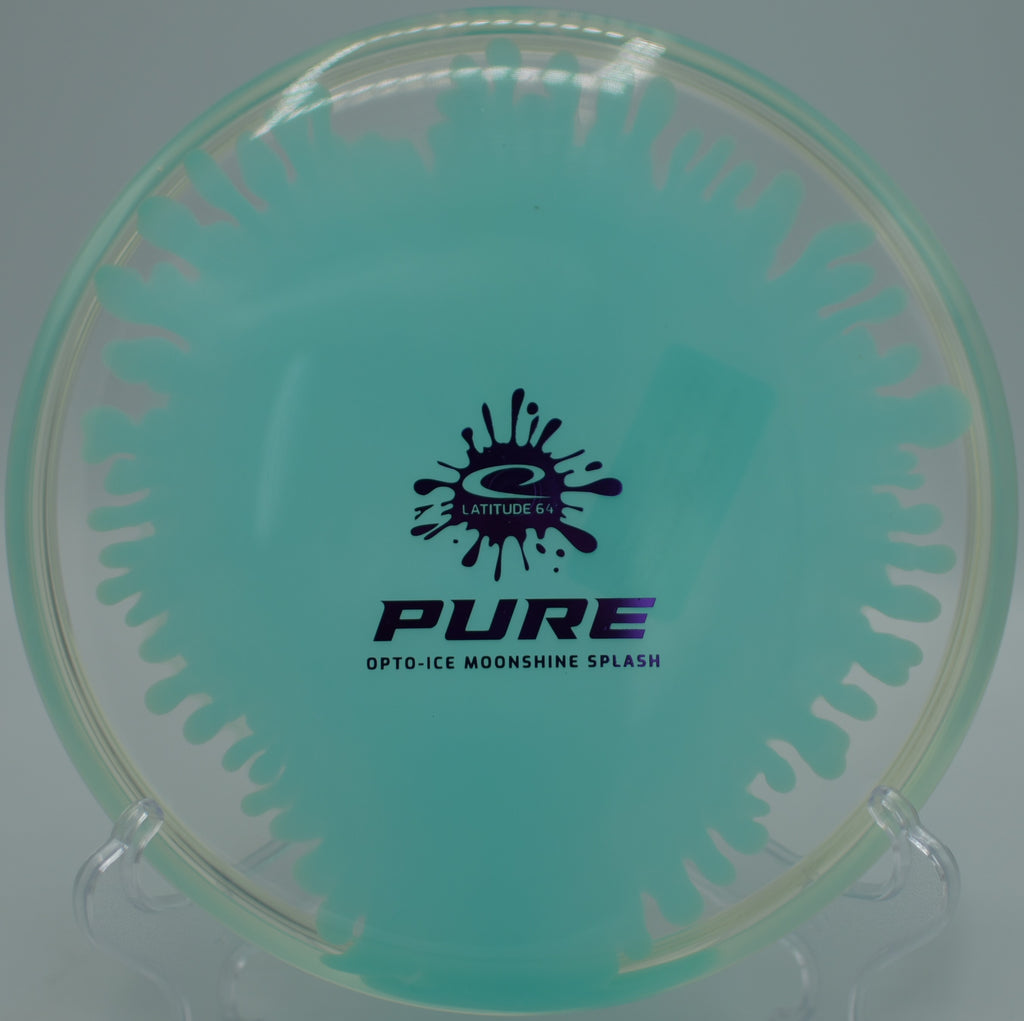 Latitude 64 Pure clean spin putt stable finish at Veterans Park Disc Golf Course, TX